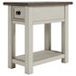 Ashley Bolanburg Chairside End Table in Weathered Gray and Antique White, , large