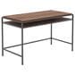 Sauder Nova Loft Writing Desk in Grand Walnut and Black, , large