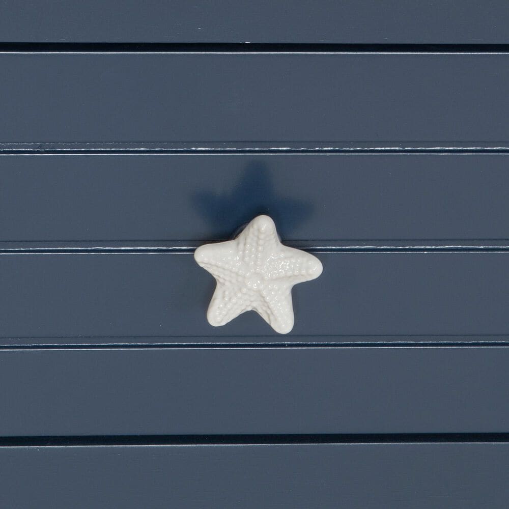 Linon Home Decor Seaboard Accent Table in Navy, , large