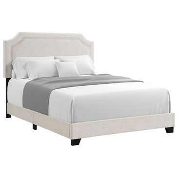 Hawthorne Furniture Clifton Upholstered Full Panel Bed in Tan, , large