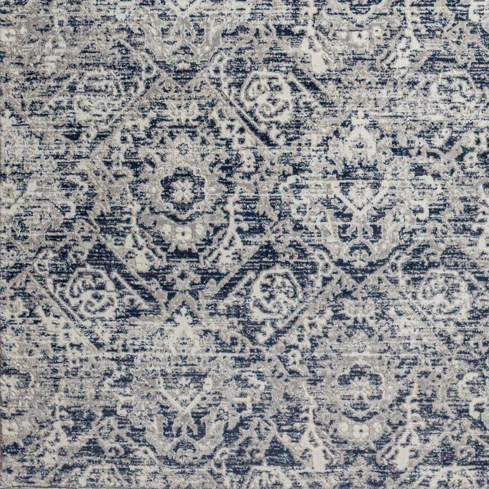 Radici USA Livigno Damask 3&#39;3&quot; x 4&#39;11&quot; Blue Area Rug, , large