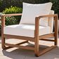 Hearth and Haven Outdoor Club Chair with Oversized Seat and Cushions in Beige, , large