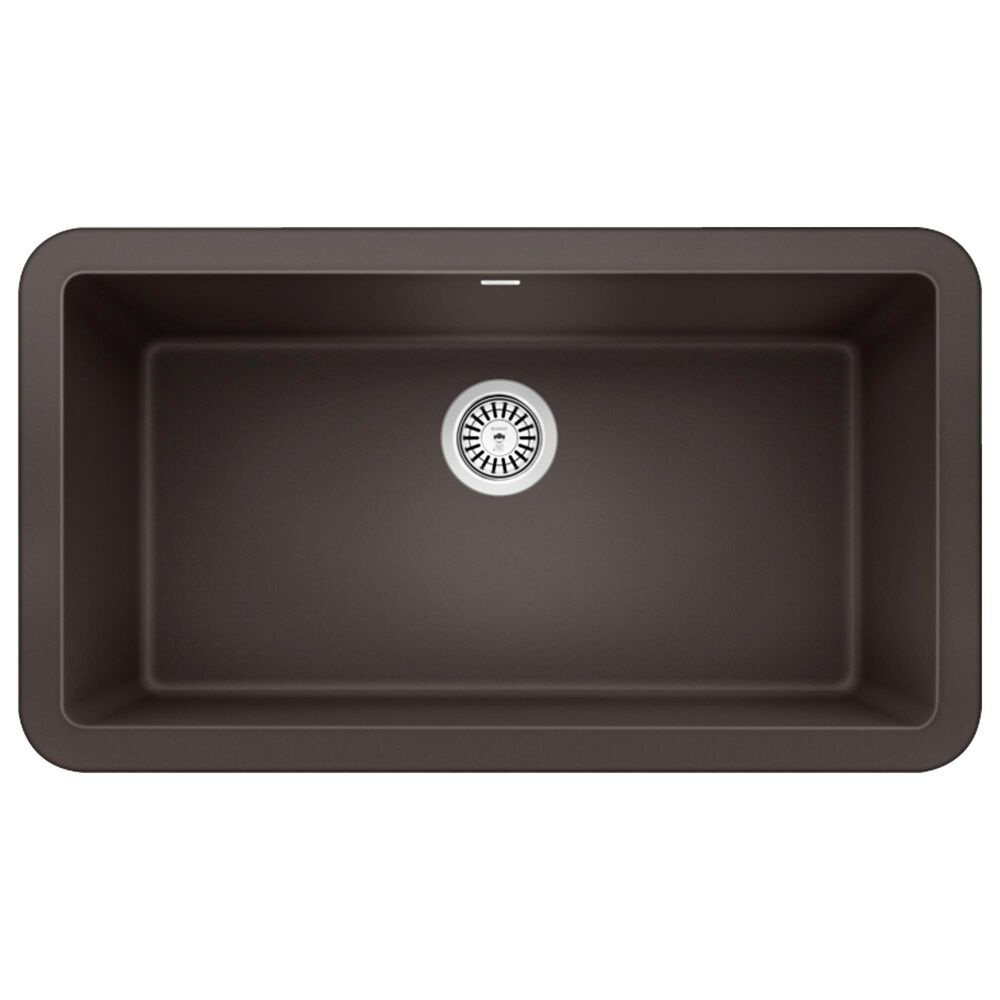 Blanco Ikon 33" Apron Single Bowl Farmhouse Sink in Cafe, , large