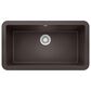Blanco Ikon 33" Apron Single Bowl Farmhouse Sink in Cafe, , large
