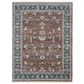 Amer Rugs Arcadia 5" x 7"8" Red Navy Area Rug, , large