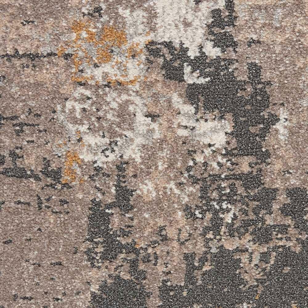 Nourison Tangra 2&#39;2&quot; x 7&#39;6&quot; Cream and Grey Runner, , large