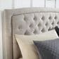 Ashley Jerary Queen Upholstered Bed in Light Gray, , large
