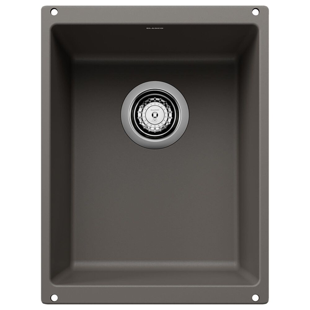 Blanco Precis 14" Single Bar Sink in Volcano Gray, , large