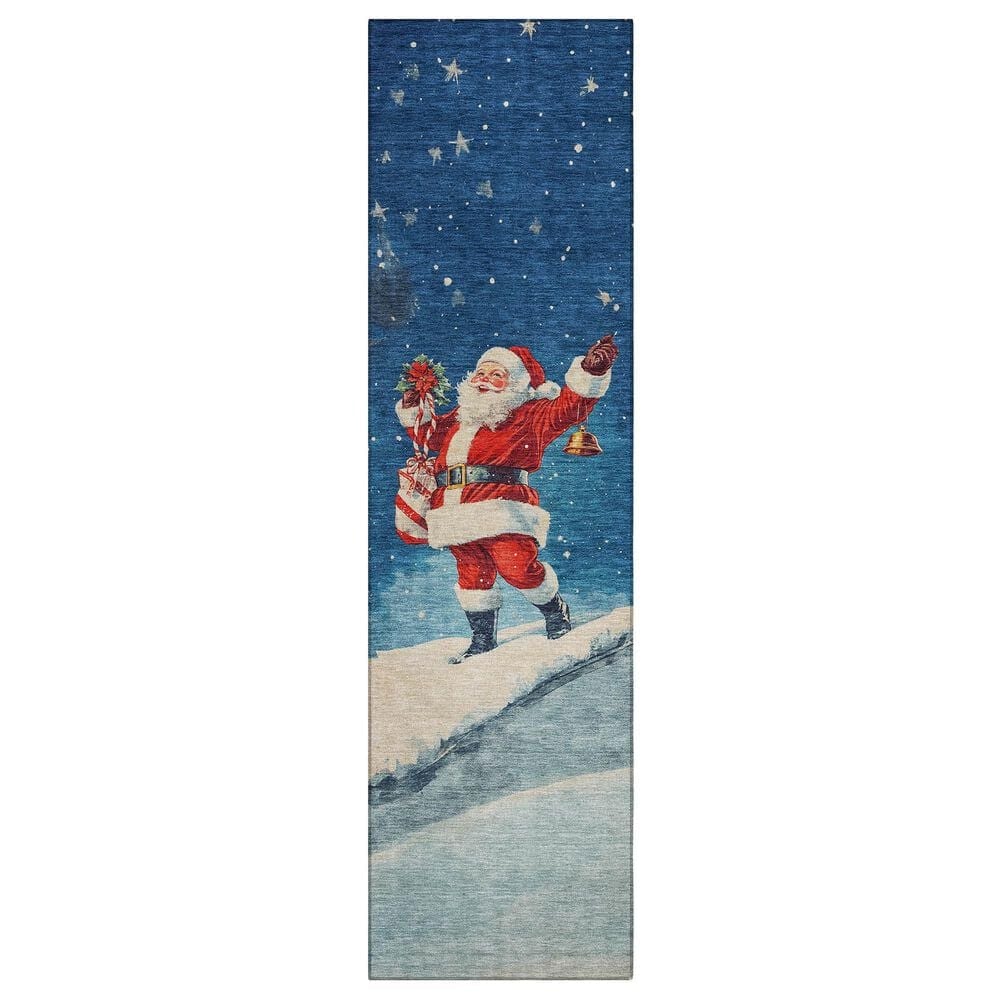 Dalyn Rug Company Wonderland WN15 2"3" x 7"6" Blue Indoor/Outdoor Runner, , large