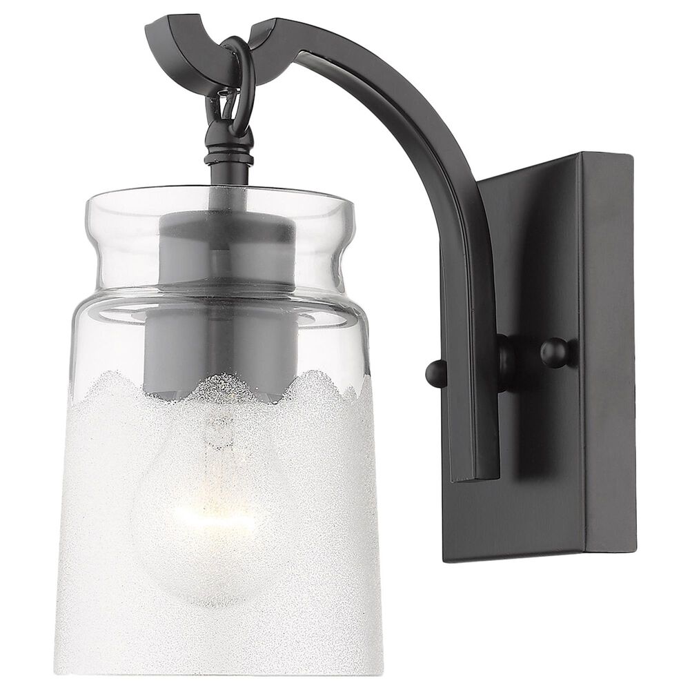 Golden Lighting Travers 1-Light Bath Vanity in Matte Black, , large