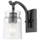 Golden Lighting Travers 1-Light Bath Vanity in Matte Black, , large