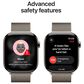 Apple Watch Series 11 (GPS+Cellular) 46mm Titanium Case with Milanese Loop - M/L in Natural and 2-Year AppleCare+, , large