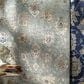 Surya Theodora 6" x 9" Aqua, Charcoal, Wheat and Oatmeal Area Rug, , large
