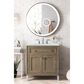 James Martin Vanities Chicago 30" Single Bathroom Vanity in Whitewashed Walnut with 3 cm Ethereal Noctis Quartz Top and Rectangular Sink, , large