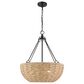 Golden Lighting Hathaway 4-Light Pendant in Matte Black, , large