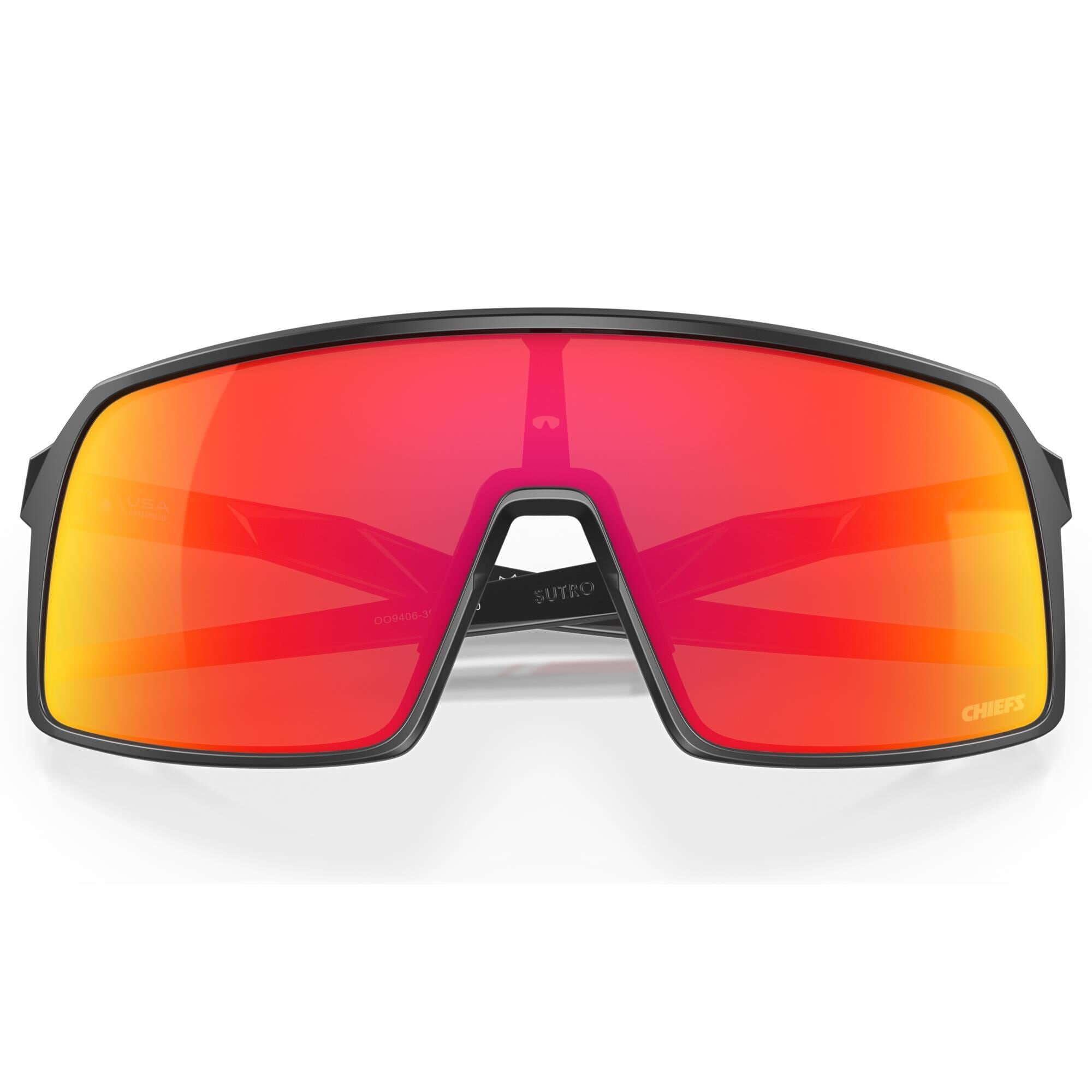 Oakley Kansas City Chiefs Sutro Sunglasses with Prizm Ruby Lenses