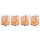 Libbey Glass Rhombus 12 Oz Rocks Glass in Clear (Set of 4), , large