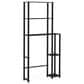 HOMLUX Turn-N-Tube 5-Shelf Toilet Space Saver in Espresso and Black, , large
