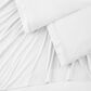 4-Piece Queen Solid Embroidered Sheet Set in White, , large