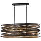 Minka-Lavery Vortic Flow 8-Light Kitchen Island Light in Dark Bronze, , large