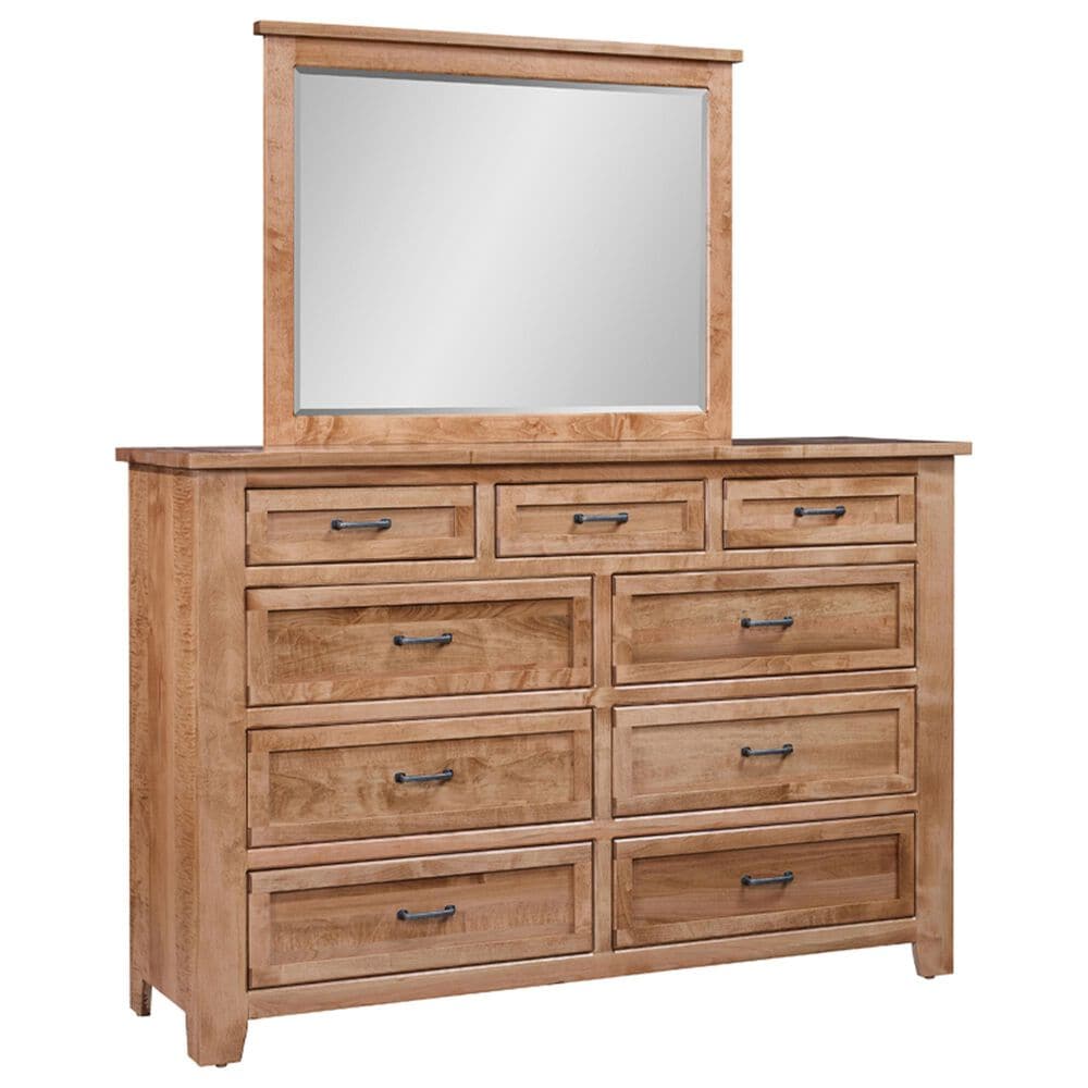 Briarwood LLC Carson Reed Mirror for 9-Drawer Dresser in Provincial, , large