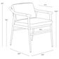 37B Meadow Dining Arm Chair in Matte Black, , large