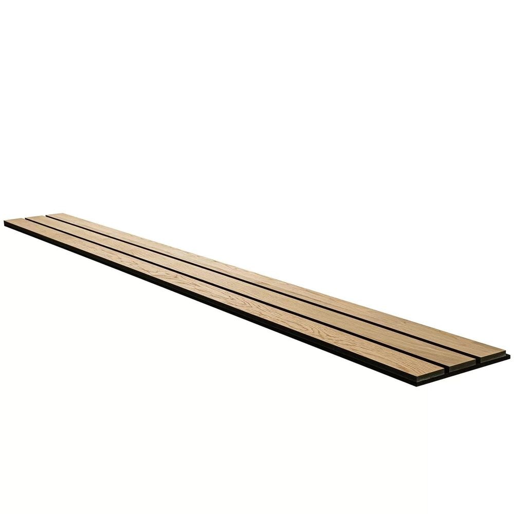 MS International Sonowood Natural Macro 10.6" x 94" Acoustic Wood Slat Panels, , large