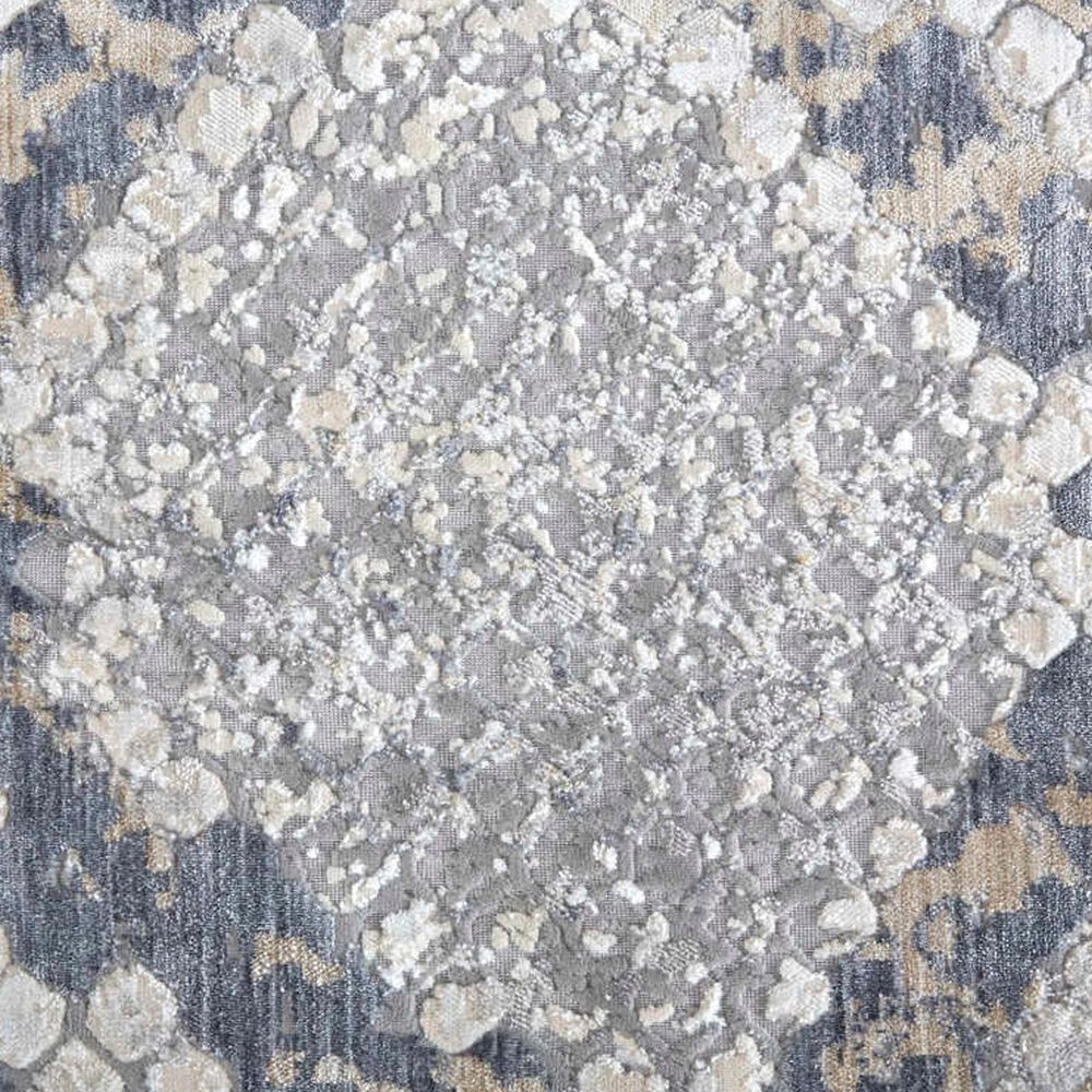 Feizy Laina 4&#39; x 6&#39; Blue and Gray Area Rug, , large