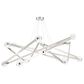 Hudson Valley Lighting Orbit 12-Light Chandelier in Polished Nickel, , large