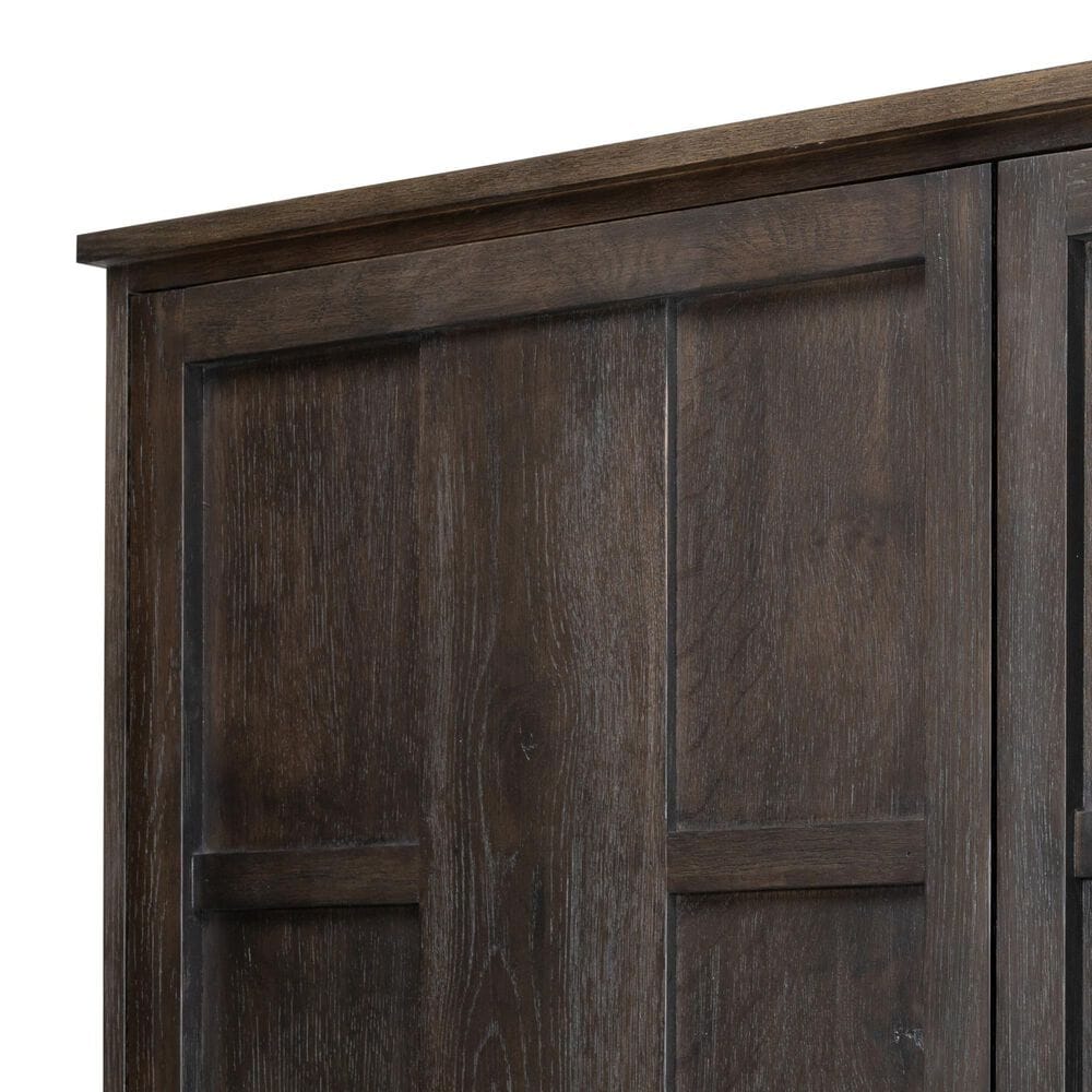 Four Hands Alessio 73" Cabinet in Smoked Black, , large
