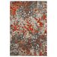 Safavieh Monaco MNC225H-5 5"1" x 7"7" Grey/Orange Area Rug, , large