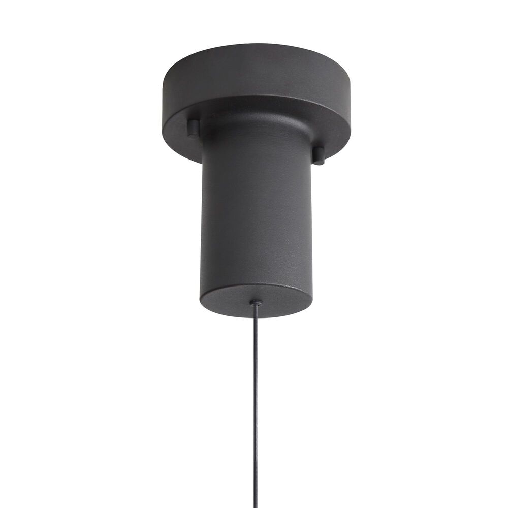 Golden Lighting Vintra LED 1-Light Pendant in Sand Black with Chrome, , large