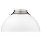 Golden Lighting Zoey Flush Mount in White, , large