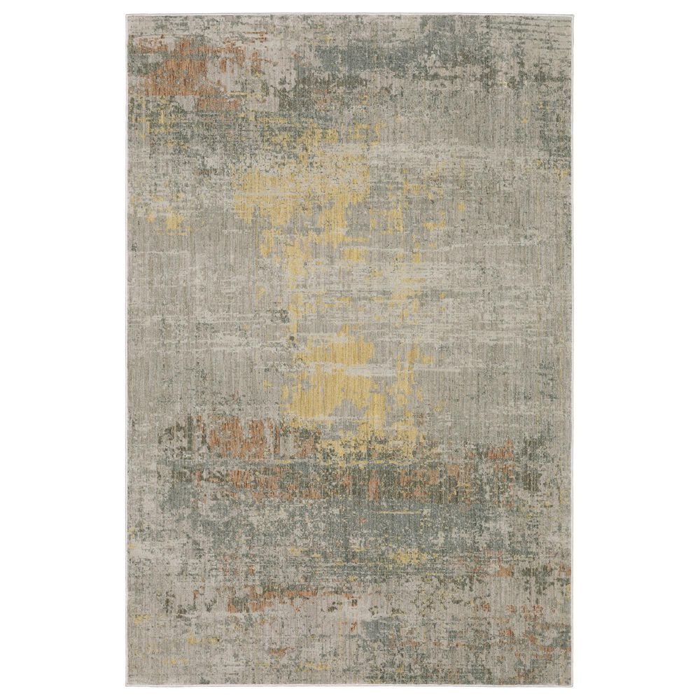 Oriental Weavers Mallory Grey and Multicolor 7"10" x 10"10" Area Rug, , large