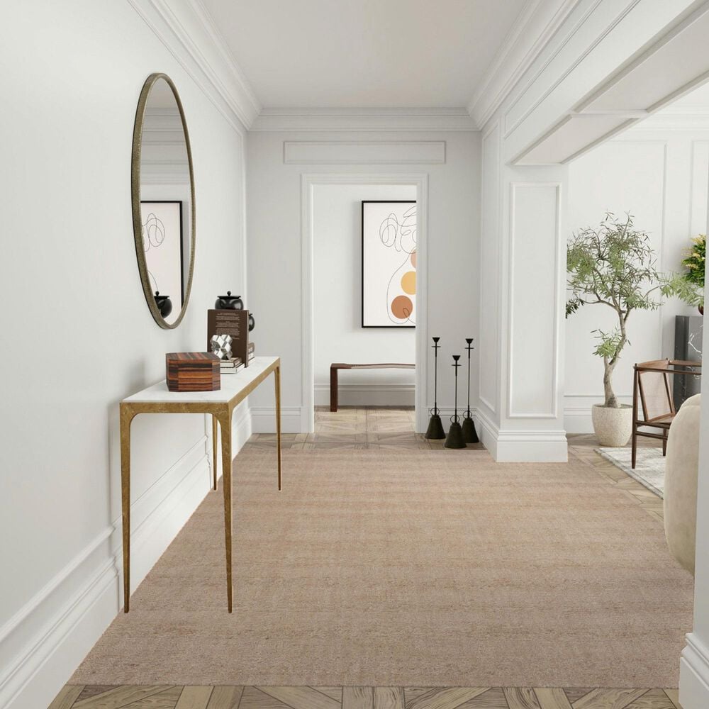 Nourison Calvin Klein Spun 9&#39;9&quot; x 13&#39;9&quot; Beige Area Rug, , large