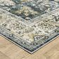 Oriental Weavers Charleston Floral 2" x 8" Blue Runner, , large