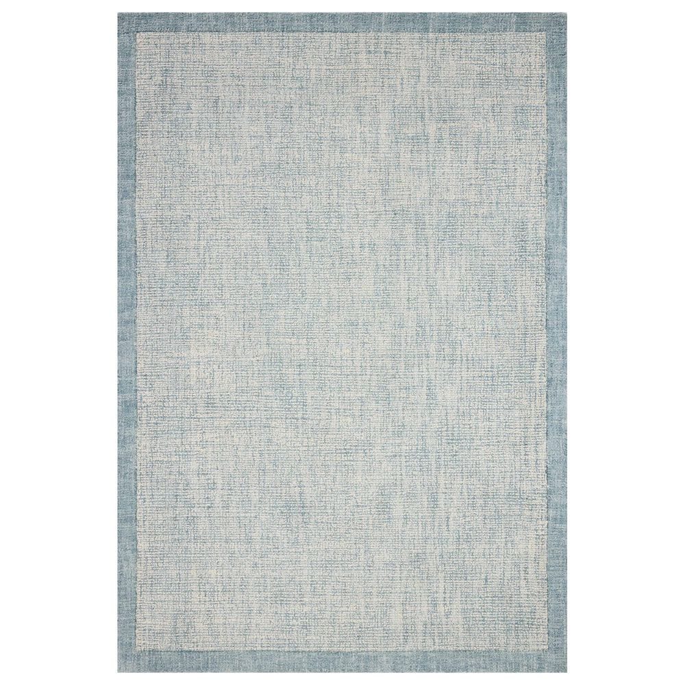 Magnolia Home Henley Ivory and Blue 2"3" x 3"9" Area Rug, , large