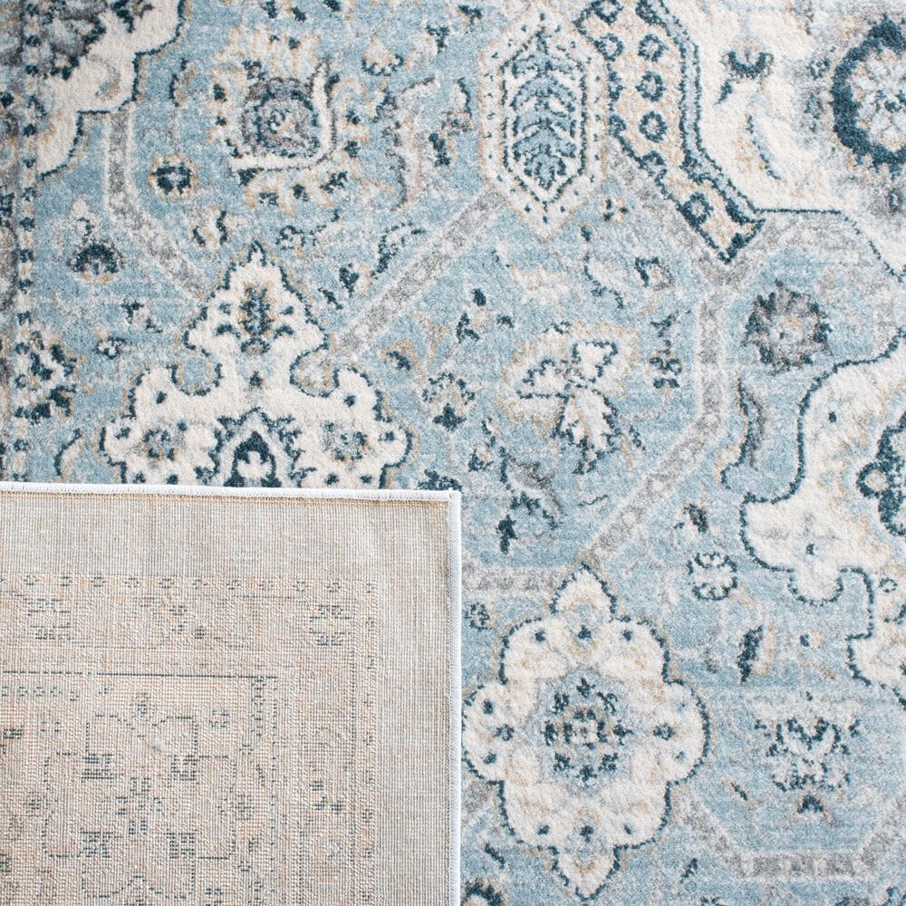 Safavieh Isabella 3&#39; x 5&#39; Blue and Creme Area Rug, , large