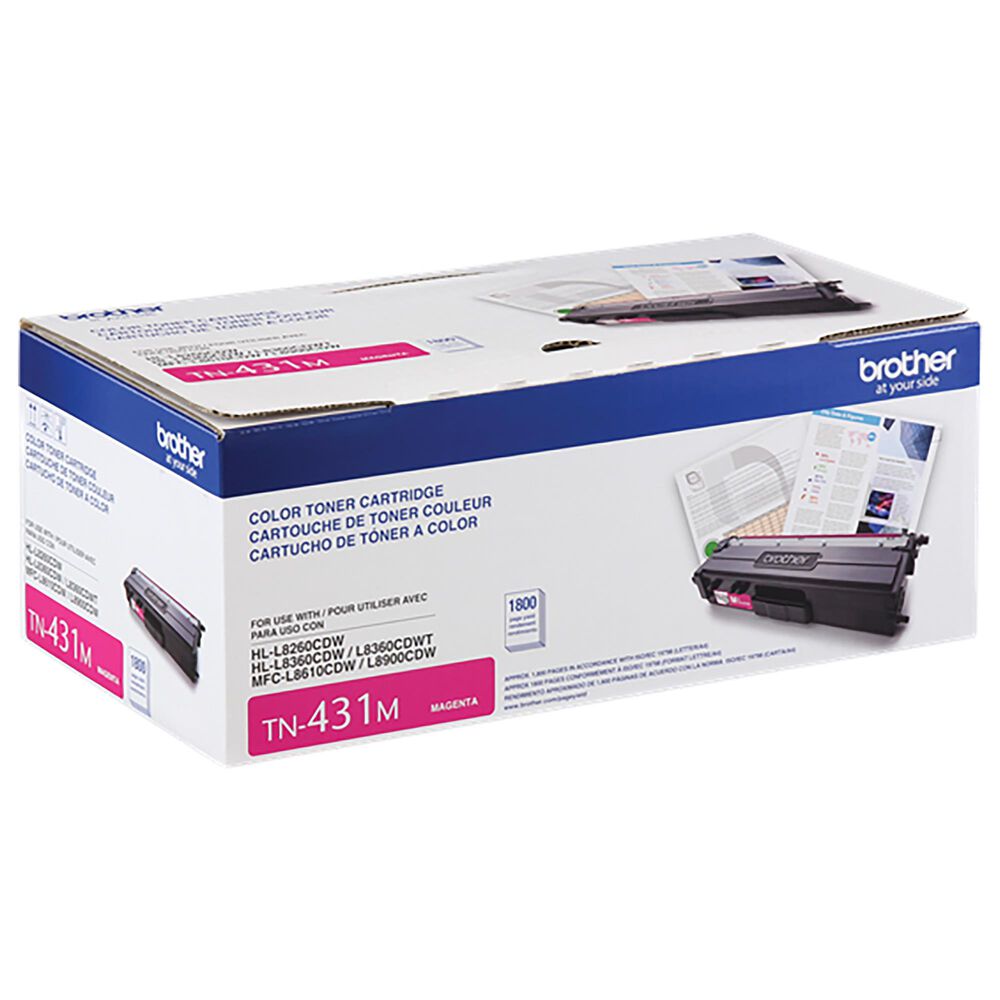 Brother Genuine Standard-yield Magenta Toner Cartridge, , large