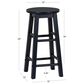 Linon Home Decor Abby 24" Counter Stool in Navy, , large