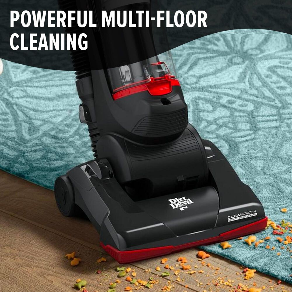 Dirt Devil Endura Lite Upright Vacuum in Black and Red, , large