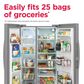 Frigidaire Gallery 26 Cu. Ft. Standard Depth Side-by-Side Refrigerator in Stainless Steel, , large
