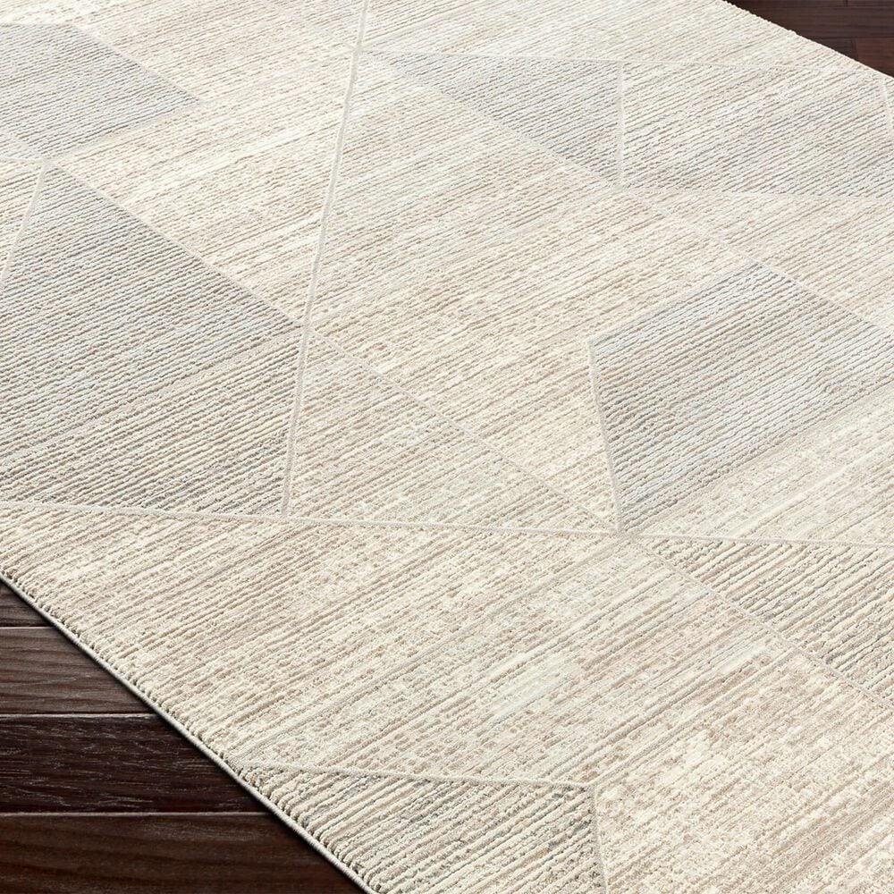 Surya Alder 5&#39; x 7&#39; Taupe, Tan, Ivory, Cream, Light Slate and Gray Area Rug, , large