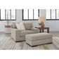 Ashley Maggie Ottoman in Flax, , large