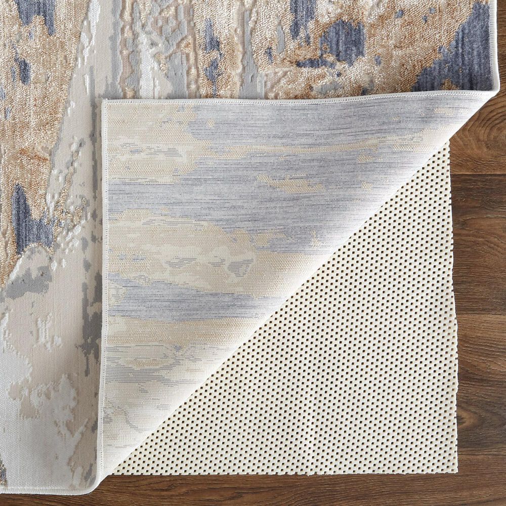 Feizy Laina 5&#39; x 7&#39;10&quot; Beige and Blue Area Rug, , large