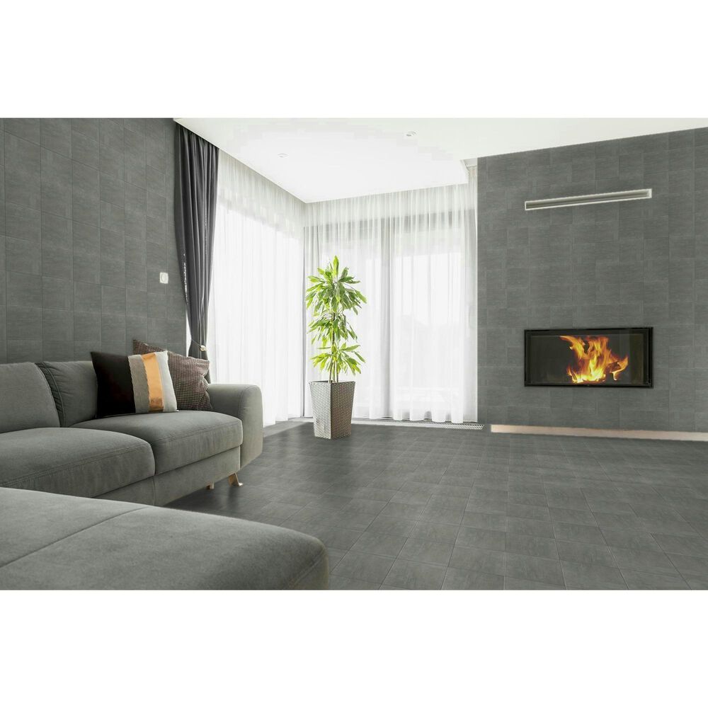 Emser Passion Gris 9&quot; x 9&quot; Matte Porcelain Tile, , large