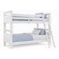 Linden Boulevard Dixon Twin over Twin Bunk Bed in White, , large