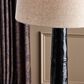 Four Hands Nerissa Floor Lamp in Glossy Black, , large