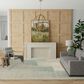 Nourison Harmony 9"9" x 13"9" Ivory and Aqua Area Rug, , large