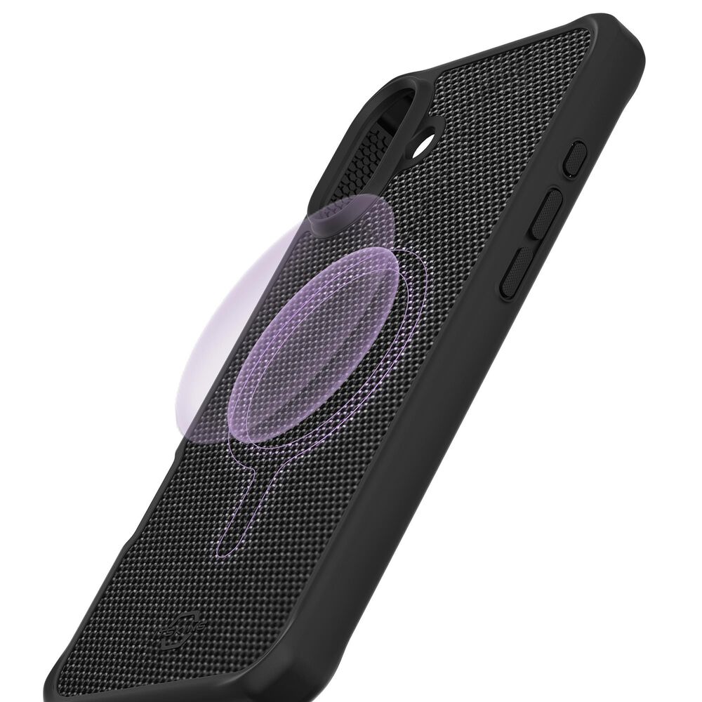 ITSkins Ballistic R Nylon Magsafe Case for Apple iPhone 16 in Black, , large